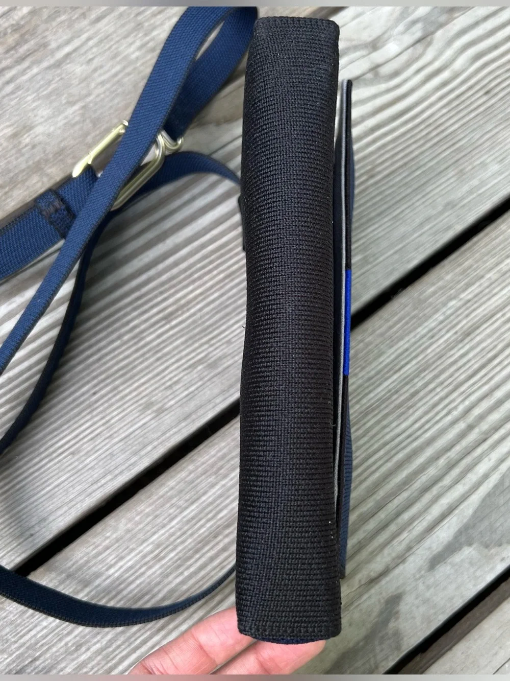 Rothy's The Belt Bag Sapphire and Onyx Crossbody Purse